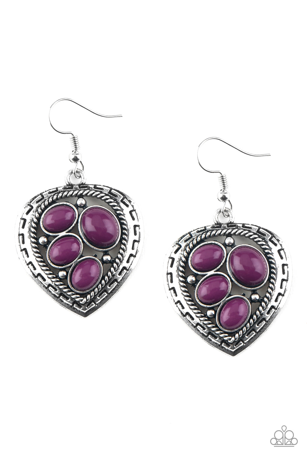 . Wild Heart Wonder - Purple Earrings