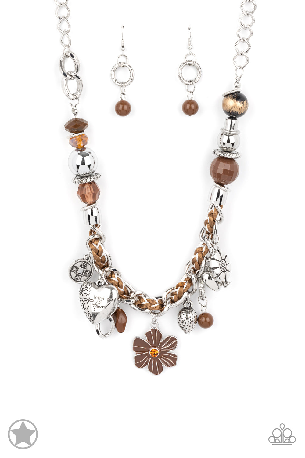 . Charmed, I Am Sure - Brown Necklace
