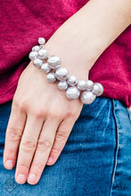 Load image into Gallery viewer, Glam the Expense Bubbly Silver Bracelet
