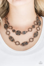 Load image into Gallery viewer, . Trippin On Texture - Copper Necklace
