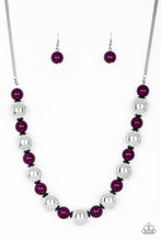 Load image into Gallery viewer, . Top Pop - Purple Necklace
