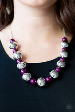 Load image into Gallery viewer, . Top Pop - Purple Necklace
