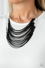 Load image into Gallery viewer, . Catwalk Queen - Black Necklace
