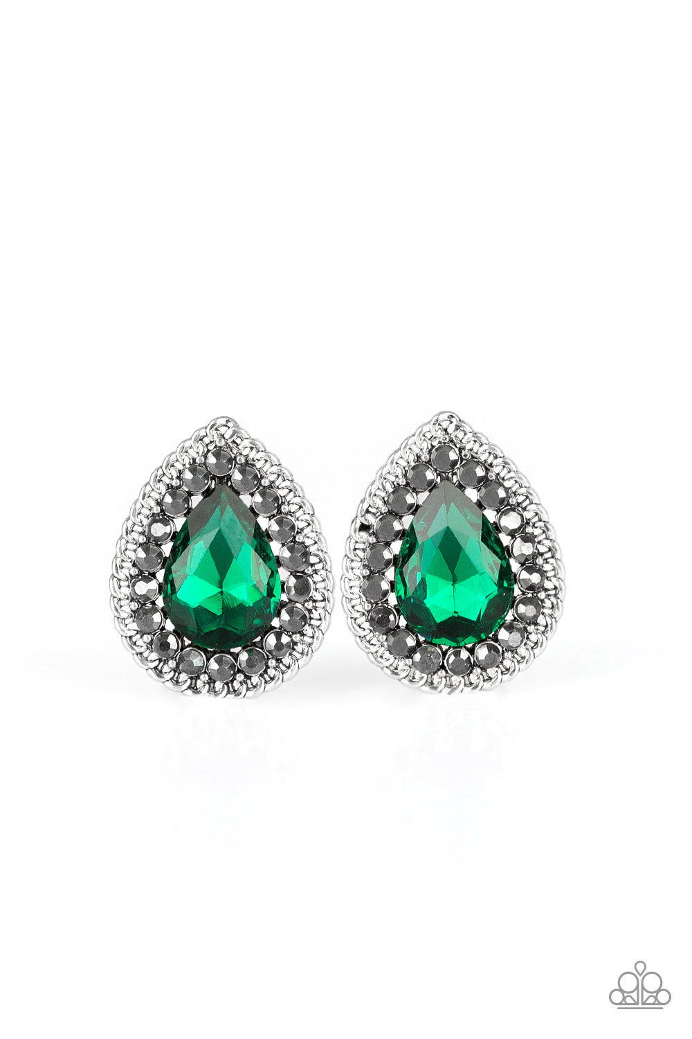 . Debutante Debut - Green Earrings