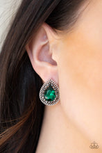 Load image into Gallery viewer, . Debutante Debut - Green Earrings
