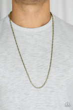 Load image into Gallery viewer, . Covert Operation - Brass Urban Chain Necklace
