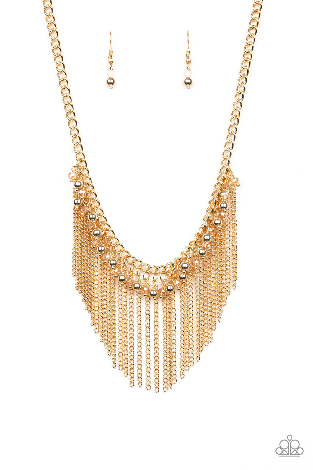 . Divinely Diva - Gold Necklace