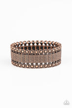 Load image into Gallery viewer, . Rustic Rhythm - Copper Bracelet
