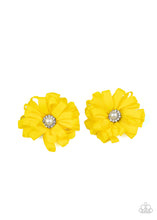 Load image into Gallery viewer, . Ribbon Reception - Yellow Hair Clip
