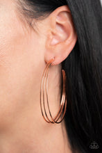 Load image into Gallery viewer, . Rimmed Radiance - Copper Earrings
