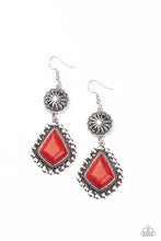 Load image into Gallery viewer, . Country Cavalier - Red Earrings
