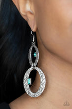 Load image into Gallery viewer, . OVAL and OVAL Again - Green Earrings
