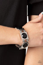 Load image into Gallery viewer, . Asymetrical A-Lister - Black Bracelet
