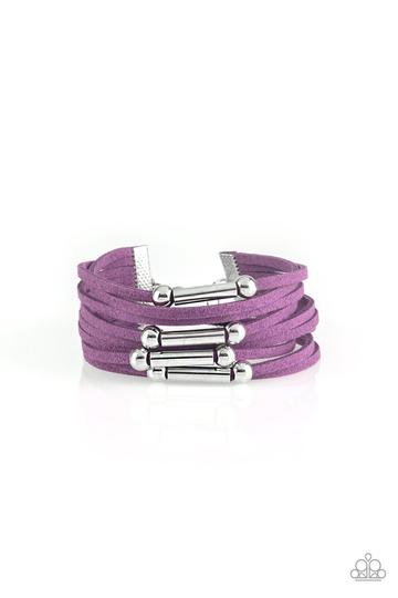 . Back to Backpacker - Purple Urban Bracelet (wrap)