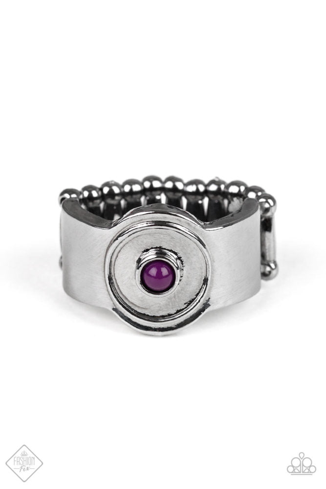 . Can't Bead That - Purple Ring