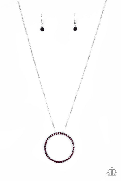 . Center of Attention - Red Necklace