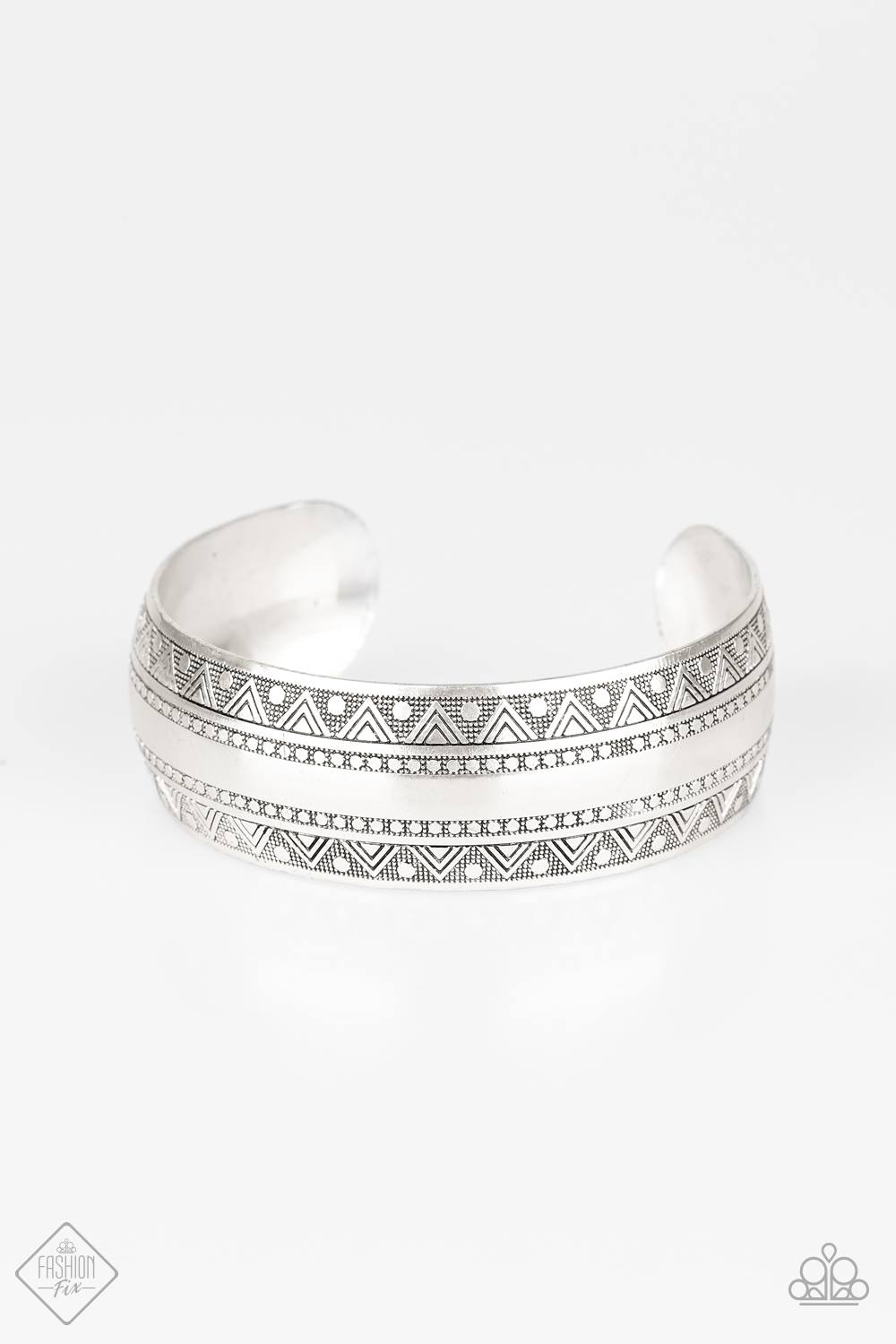 . Desert Peaks - Silver Bracelet (Cuff)