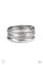 Load image into Gallery viewer, . Hidden Groves - Silver Bracelet (6-bangle)
