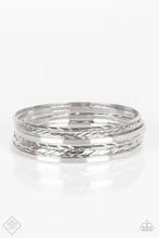 Load image into Gallery viewer, . Rumble in the Concrete Jungle - Silver Bracelet (6-bangle)
