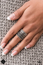 Load image into Gallery viewer, . Stacked Odds - Silver Ring
