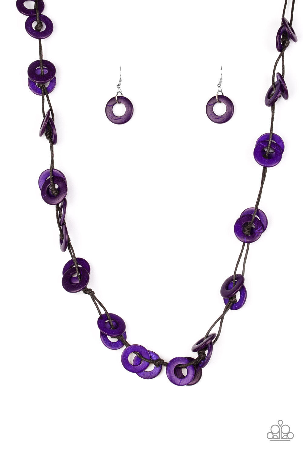 . Waikiki Winds - Purple Necklace
