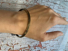 Load image into Gallery viewer, . Aim Higher - Brass Bracelet (bangle)
