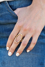 Load image into Gallery viewer, . Center Chic - Gold Ring
