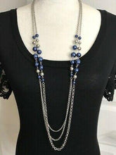Load image into Gallery viewer, . Charmingly Colorful - Blue Necklace
