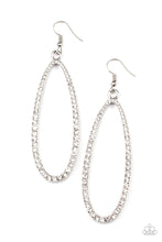 Load image into Gallery viewer, . Dazzling Decorum - White Earrings
