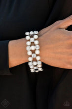 Load image into Gallery viewer, . Diamonds and Debutantes - White Bracelet
