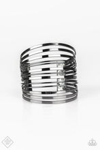 Load image into Gallery viewer, . Front Line Shine - Black Bracelet (cuff)
