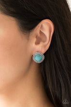 Load image into Gallery viewer, . FRONTIER-Runner - Blue Earrings
