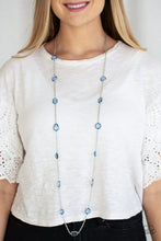 Load image into Gallery viewer, ? Glassy Glamorous - Blue Necklace
