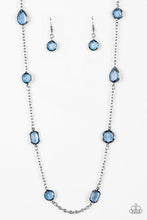 Load image into Gallery viewer, ? Glassy Glamorous - Blue Necklace
