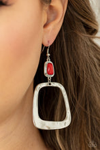 Load image into Gallery viewer, . Material Girl Mod - Red Earrings
