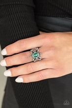 Load image into Gallery viewer, . Reformed Refinement - Green Cat Eye Ring
