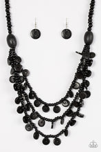 Load image into Gallery viewer, . Safari Samba - Black Necklace
