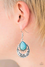 Load image into Gallery viewer, . Take Me To The River - Blue Earrings
