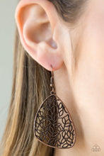 Load image into Gallery viewer, . Time To LEAF - Copper Earrings
