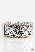 Load image into Gallery viewer, . Tropical Springs - Orange Silver Ring
